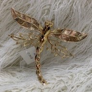 Ел. игрушка Стрекоза 16х13 см (зол) LF-7027G 76180