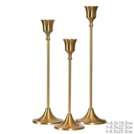 Подсвечники 3 штуки набор / HA-12 бронза 719153
