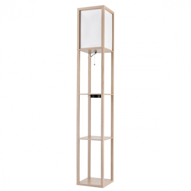 Торшер 8091/1F COMFI LN25 361 дерево/белый, дерево/текстиль PRACTIC Торшер 8091/1F COMFI LN25 361 дерево/белый, дерево/текстиль PRACTIC