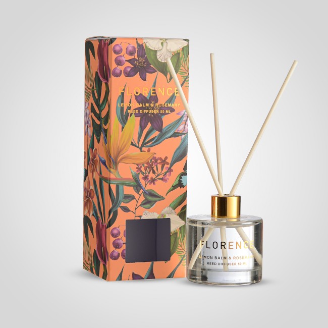 Диффузор лимонный бальзам и розмарин DF50-59