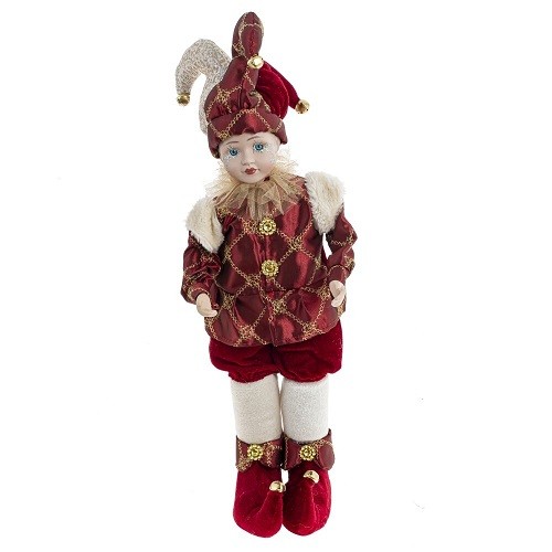 Игрушка набивная с муз и движ "Клоун", L16 W14 H50 см 776014