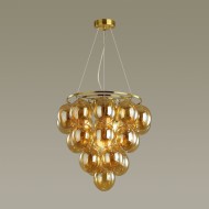 Люстра 4812/6 MODERN ODL21 219 янтарный/бронзовый E14 6*40W GRAPE