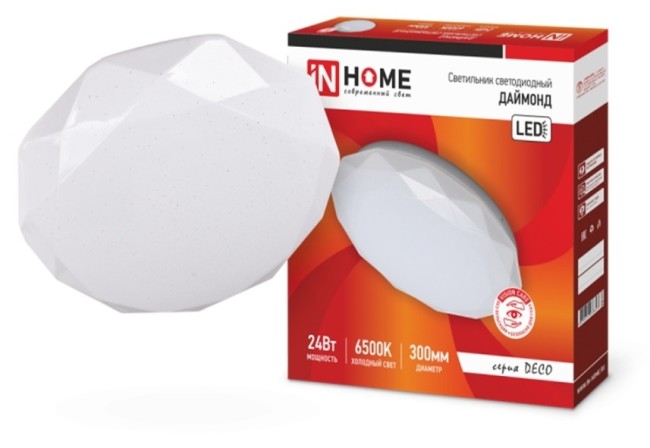 Светодиодный светильник ДАЙМОНД 24W 6500K