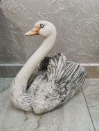 Лебедь 255 С13 патина 37 см код 17657