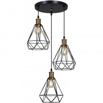 Светильник подвесной 04773-0.9-03 BK