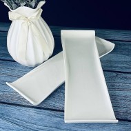 Набор из 2 прямоугольных блюд 35,5см BIANCO 118-029 Фарфор