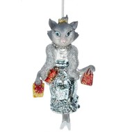 Украшение новогоднее "Кошка", 9*4*16см 794432