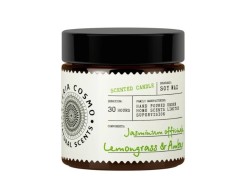 Жасмин лемонграсс и амбра Ароматическая свеча в стекле 88 г,ETC0224