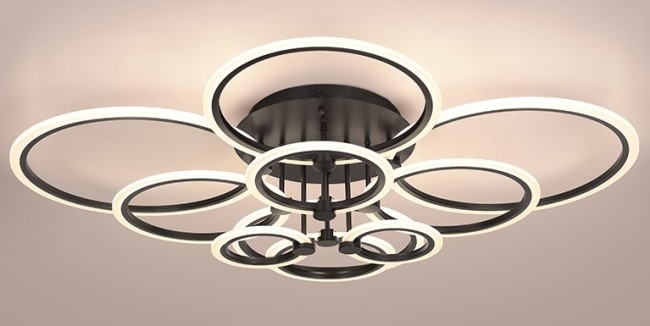 Люстра 3009/10 BK 336W 3000K-6500K