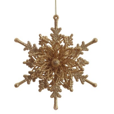 Изделие декоративное подвесное "Снежинка", L12 W6 H13 см 807632