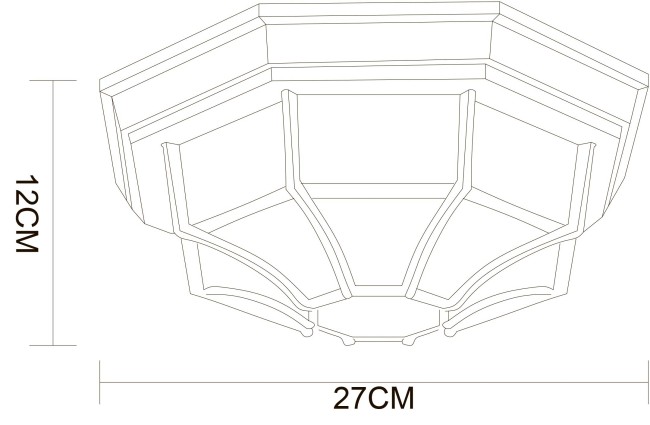 Уличный светильник A3121PF-1WG
