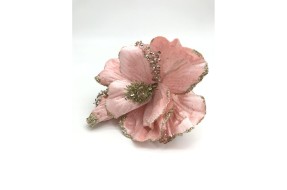 Цветок новогодний 63см 21-80