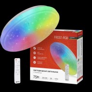 Светильник светодиодный COMFORT FROST-RGB 75Вт 230В 3000-6500K 4400Лм 495x85мм с пультом