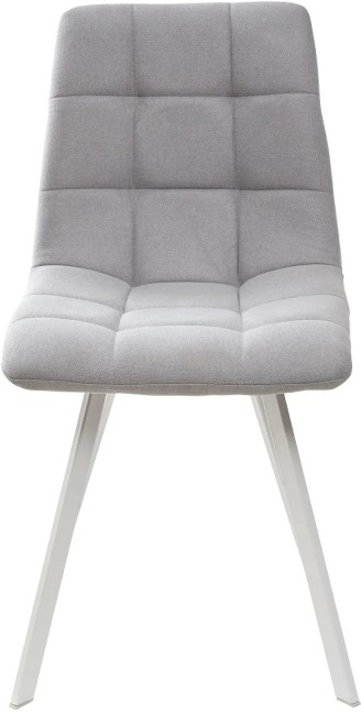 Стул CHILLI UF860-02B серо-голубой, ткань/ белый каркас UDC7094UF86002BWH (от 2-х штук)