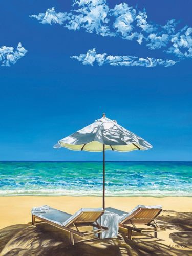 Репродукция Отпуск на Мальдивах, KCD1107 (30х40)