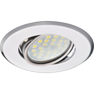 Точечный светильник ЭКОЛА DH09 MR16 GU5.3, хром FC1603EFS