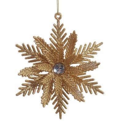 Изделие декоративное подвесное "Снежинка", L10 W3 H12,5 см 807633
