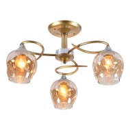 Люстра SVK MDL10167/3 E27*60W Золото/хром Ø530*290